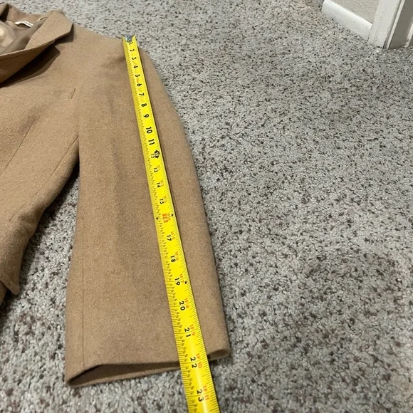 READGATE‎ EXCLUSIVELY ROBINS 100% Real Camel hair coat/ blazer in beige cream